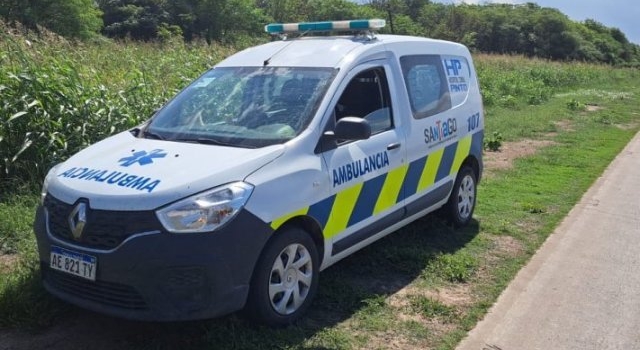 Robaron una ambulancia en Pinto y la recuperaron en Morteros