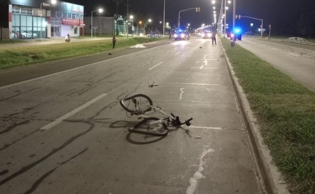 Trágico accidente fallece un ciclista en RN 34