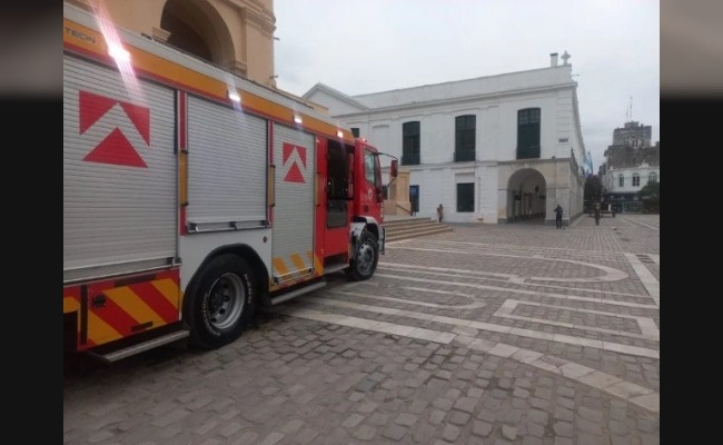 Hubo un principio de incendio en el Cabildo Histórico de Córdoba