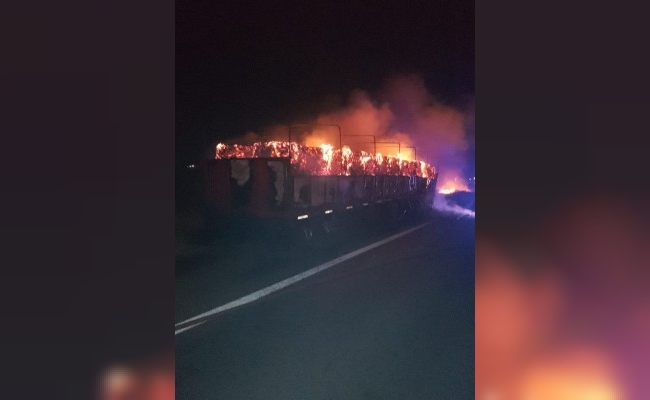 Trágico incendio vehicular en circunvalación Oeste de Rafaela deja un fallecido