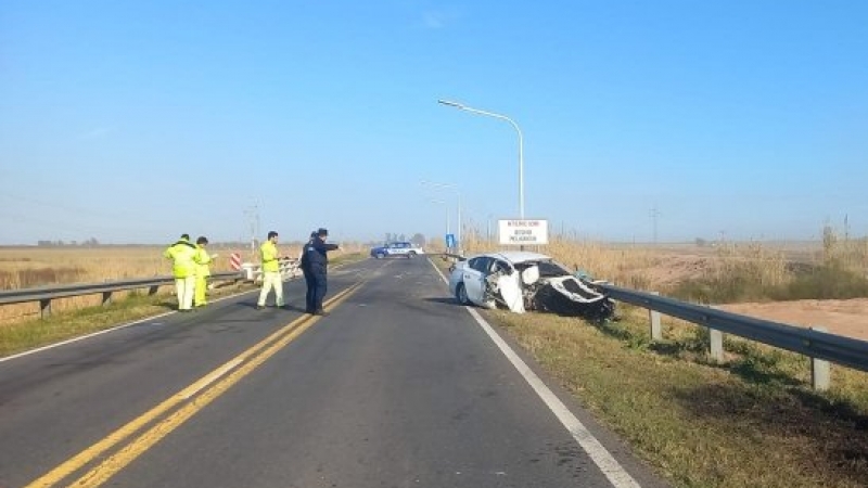 Trágico accidente en la Ruta 19: dos fallecidos y un herido grave