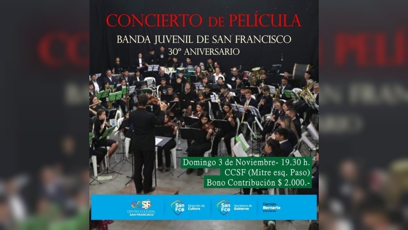 “Concierto de Película” en el Centro Cultural