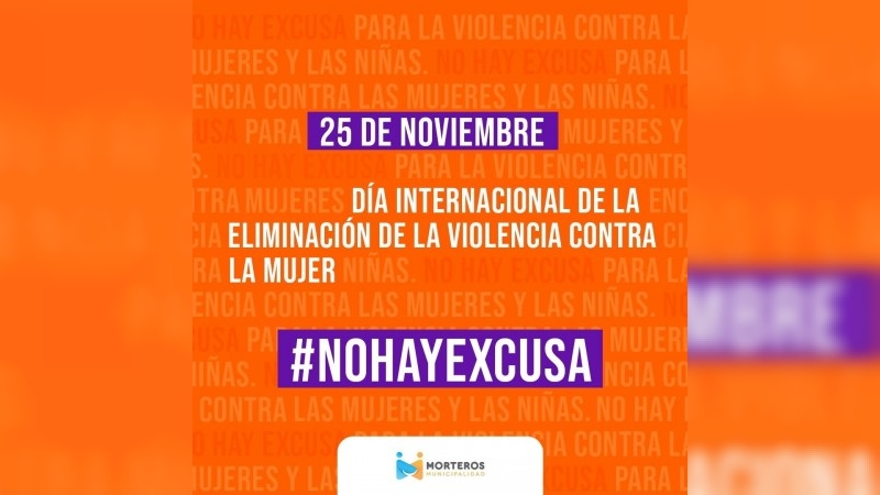 Morteros se adhiere a los 16 días de activismo contra la violencia de género