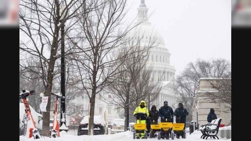 Una tormenta de nieve histórica cubre el este de los Estados Unidos: hay cinco muertos