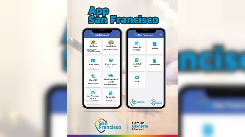 Con la app ‘San Francisco’ se avanza en la implementación de un municipio digital
