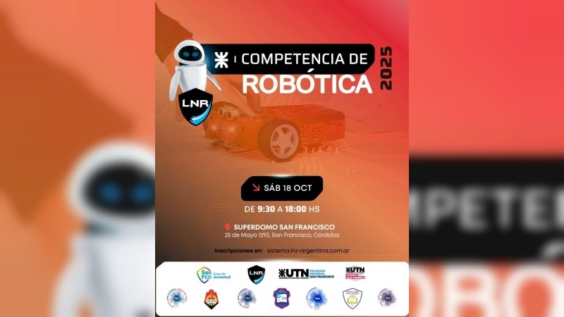 UTN San Francisco se prepara para una nueva edición de la Competencia Nacional de Robótica