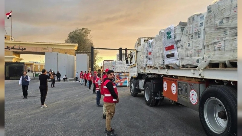 Comenzó el ingreso masivo de ayuda humanitaria a Gaza