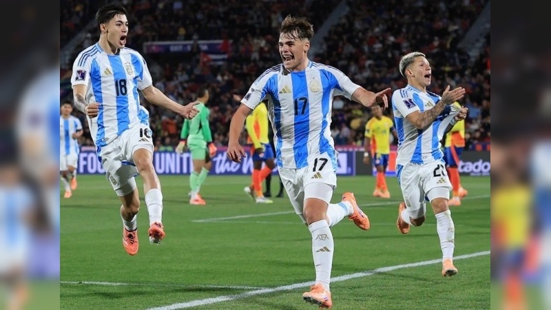 Argentina le ganó a Colombia y se clasificó a la final del Mundial Sub-20 tras 18 años
