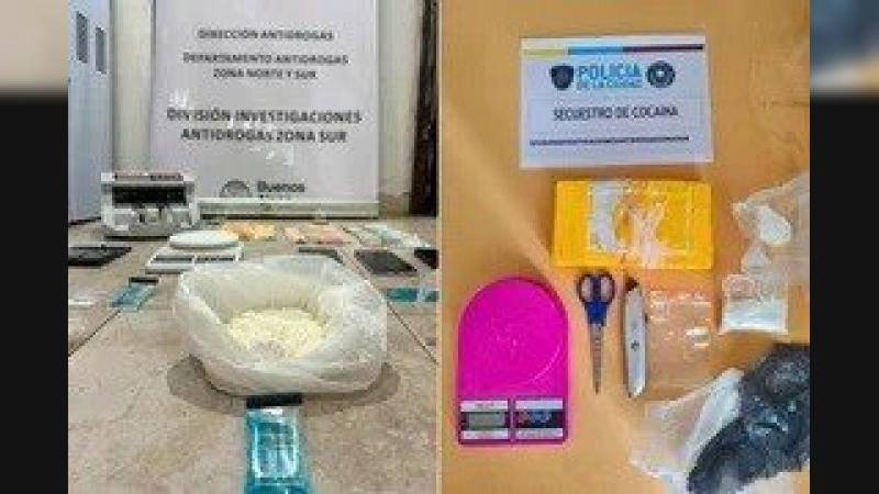 Desbaratan una banda narco de peruanos con seis kilos de cocaína valuada en más de 200 millones de pesos