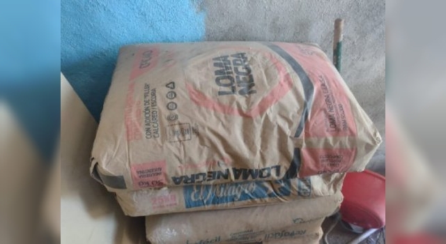 Recuperaron bolsas de cemento de la Municipalidad de Balnearia