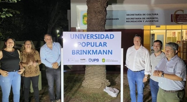 Abrieron los cursos y talleres de la Universidad Popular Brinkmann