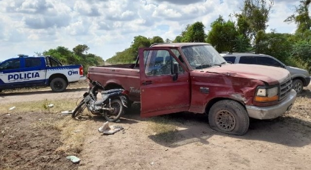 Motociclista grave al accidentarse en zona rural de La Paquita