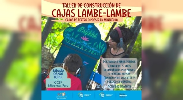 Taller de Construcción de Cajas Lambe-Lambe