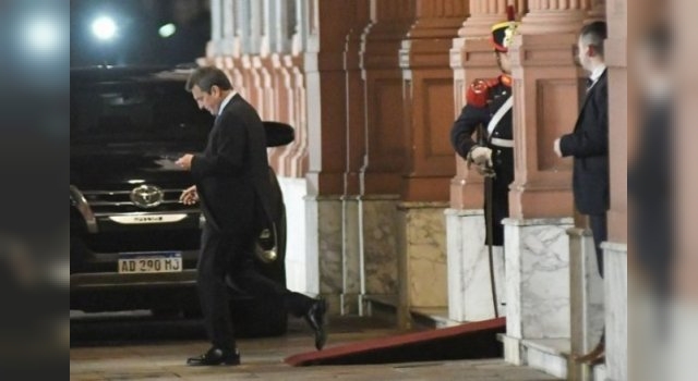 Alberto Fernández y Sergio Massa se reunieron a solas en Casa Rosada