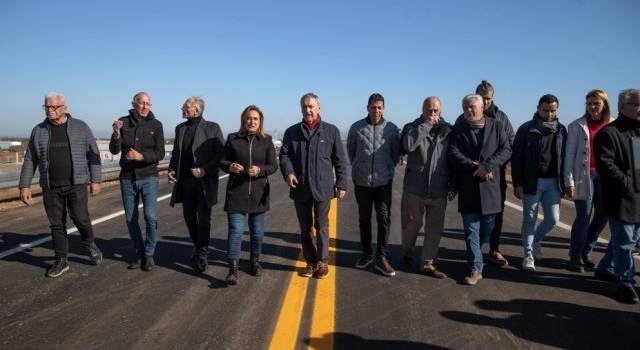 Segundo anillo de Circunvalación: Schiaretti supervisó el final de obra del primer tramo