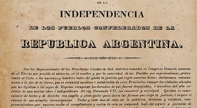 La Aduana recuperó un documento de la declaración de la Independencia de 1816