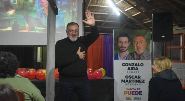 Martínez encabezó el cierre de campaña
