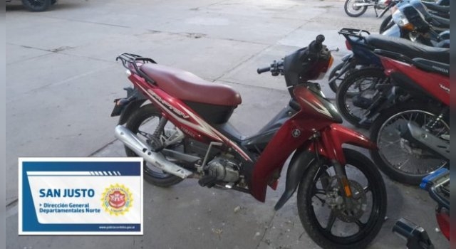 Logran el secuestro de una motocicletas en un operativo de inter-fuerzas