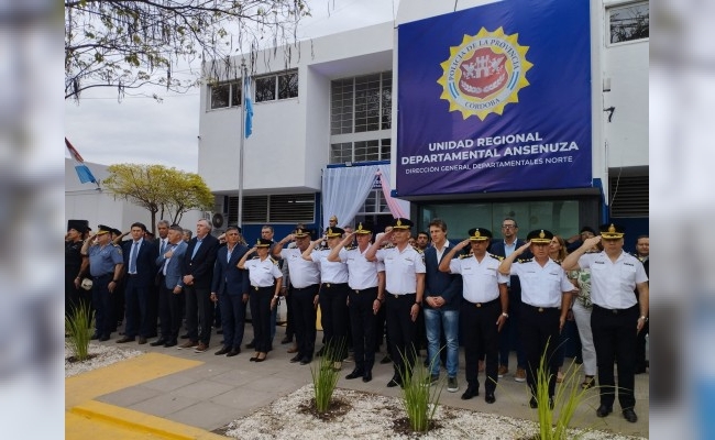 Se inauguró la Departamental Ansenuza de la Policía en Morteros
