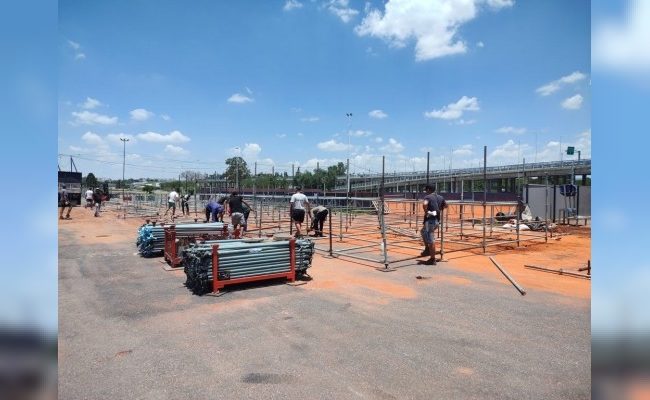 Córdoba Open: comenzó el armado del estadio para recibir al ATP 250