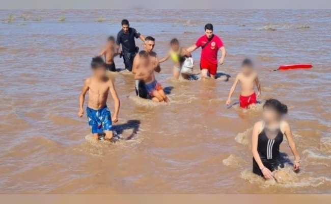 Ríos peligrosos: seis niños fueron auxiliados en Río Cuarto, tras ser sorprendidos por la crecida