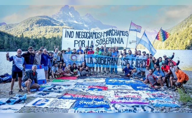 Comienza la octava "Marcha por la Soberanía del Lago Escondido"