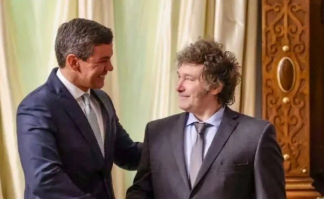 Javier Milei recibirá al presidente de Paraguay Santiago Peña en Casa Rosada