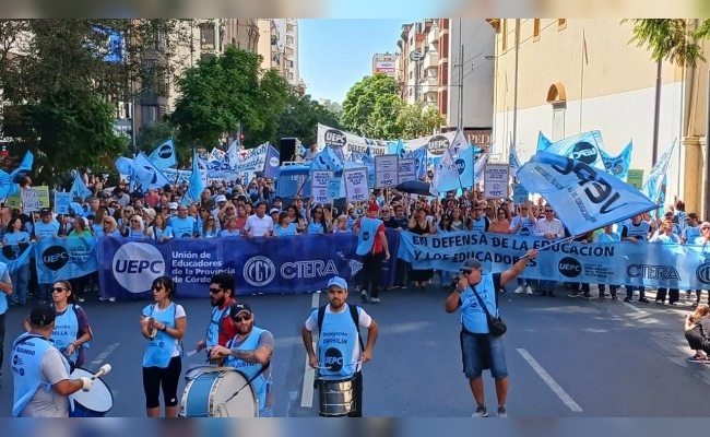 UEPC adhiere al paro de CTERA y no habrá clases el jueves en Córdoba