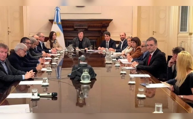 Junto al embajador del Israel, Milei y su gabinete analizaron la situación en Medio Oriente