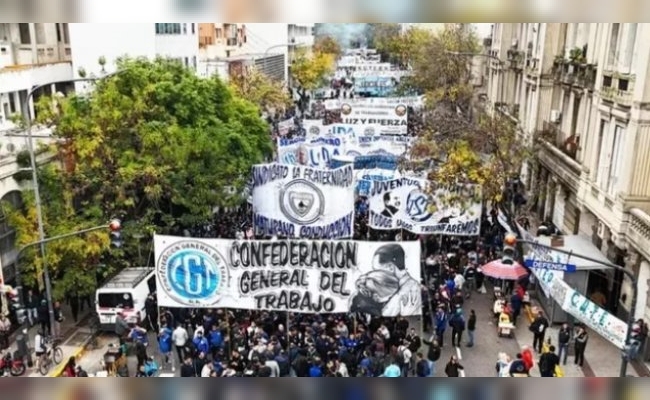 Córdoba: la CGT marcha tras en rechazo de la Ley Bases y en contra de la Reforma Laboral