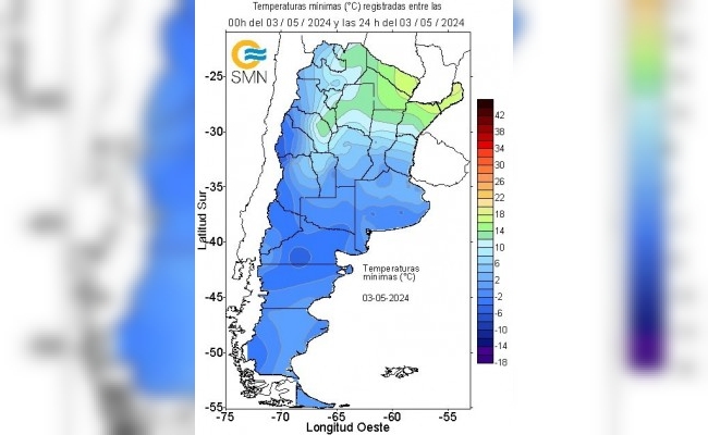 Las localidades más frías  de este viernes