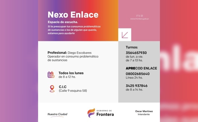 Frontera: abren un espacio de escucha denominado "Anexo Enlace"