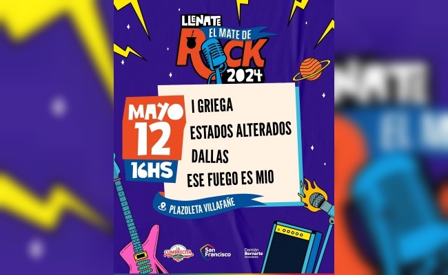 Nueva fecha del ciclo “Llenate el mate de rock”