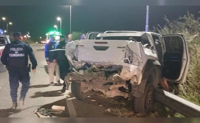 Un jefe comunal libertario de Córdoba sufrió un grave accidente automovilístico