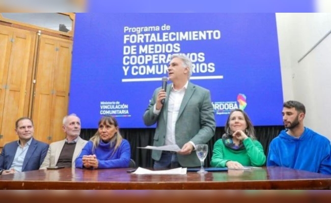 Lanzan aportes no reembolsables para medios cooperativos y comunitarios de Córdoba