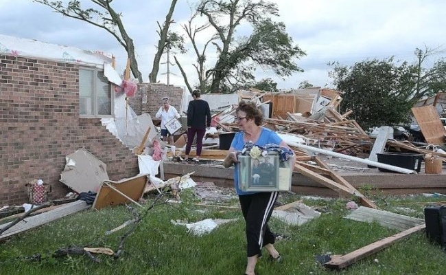 Tornado mortífero en Iowa, Estados Unidos