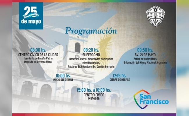 Programación del 25 de Mayo