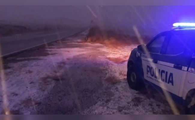 Corte total del Camino de las Altas Cumbres por nieve y lluvia