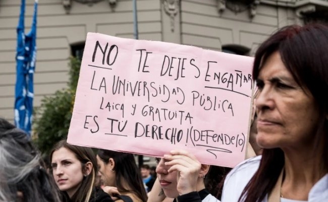 Universidades: paro nacional docente desde este martes por 48 horas