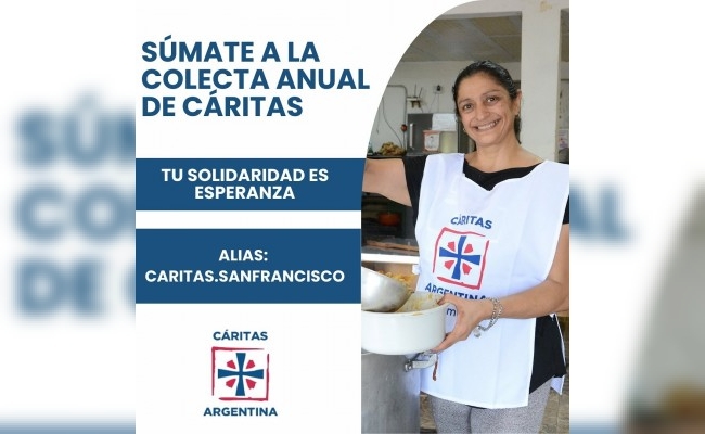 Colecta anual de Cáritas: cuándo es y cómo colaborar desde San Francisco con la campaña nacional