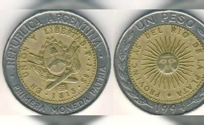 PAGAN U$S800.000 al suertudo propietario de esta moneda de 1 peso