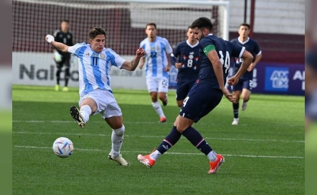 La Selección Sub 23 derrotó 2-0 a Paraguay en un amistoso preparatorio para los Juegos Olímpicos de París