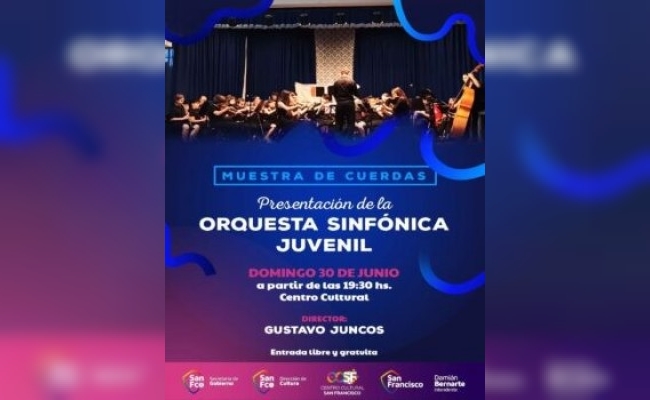 Muestra de cuerdas: presentación de la Orquesta Sinfónica Juvenil