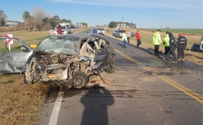 Tres muertos y un herido en un siniestro sobre la Ruta 14