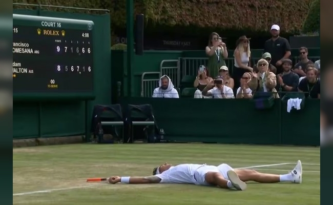 Francisco Comesaña venció a Adam Walton y avanzó a la tercera rueda de Wimbledon