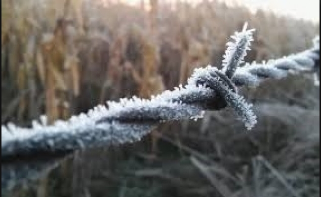 Temperaturas de casi -10 °C en localidades del sur de Córdoba