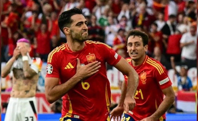 España eliminó al anfitrión Alemania con un gol sobre el final de la prórroga y se clasificó a semifinales de la Eurocopa