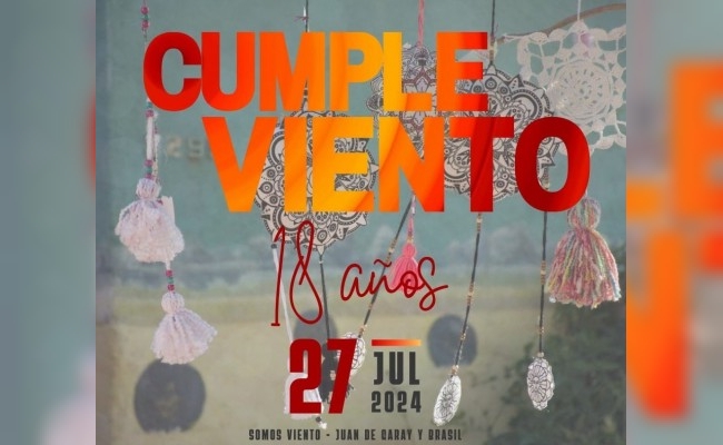 Somos Viento, de cumpleaños