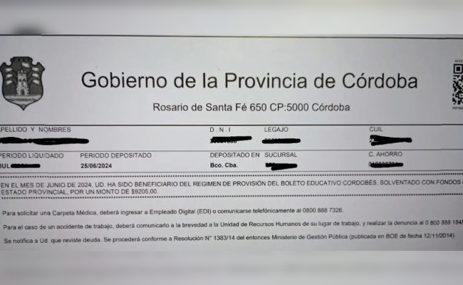 UEPC: el Gobierno alimenta la polémica con una leyenda en los recibos de sueldo