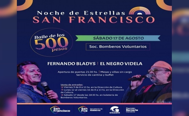 Se agotaron las entradas para el “Baile de los 500 pesos”